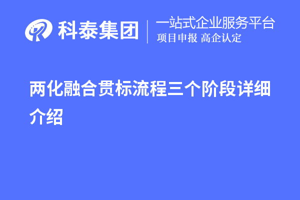 两化融合贯标流程三个阶段详细介绍