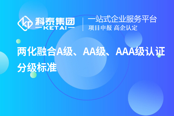 两化融合A级、AA级、AAA级认证分级标准