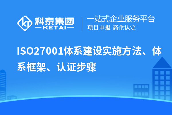 ISO27001体系建设实施方法、体系框架、认证步骤