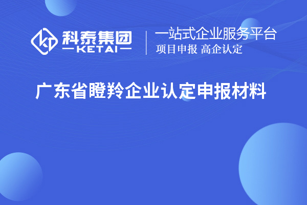 广东省<a href=http://www.1ys1w.cn/fuwu/dengling.html target=_blank class=infotextkey>瞪羚企业认定</a>申报材料