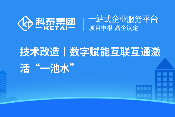 <a href=http://www.1ys1w.cn/fuwu/jishugaizao.html target=_blank class=infotextkey>技术改造</a>丨数字赋能 互联互通激活“一池水”