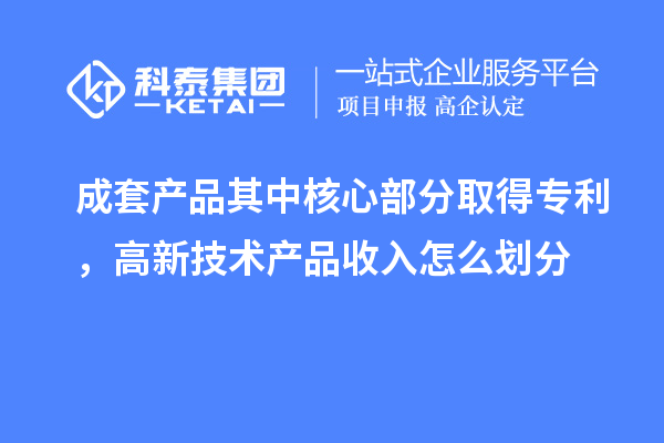 成套产品其中核心部分取得专利，高新技术产品收入怎么划分