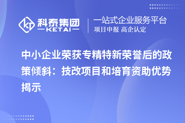 中小企业荣获专精特新荣誉后的政策倾斜：<a href=http://www.1ys1w.cn/fuwu/jishugaizao.html target=_blank class=infotextkey>技改</a>项目和培育资助优势揭示