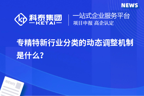 专精特新行业分类的动态调整机制是什么？