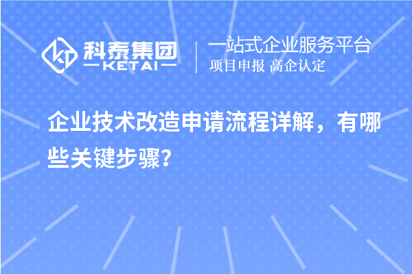 企业技术改造申请流程详解，有哪些关键步骤？