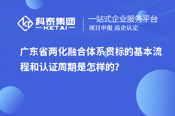 广东省两化融合体系贯标的基本流程和认证周期是怎样的？