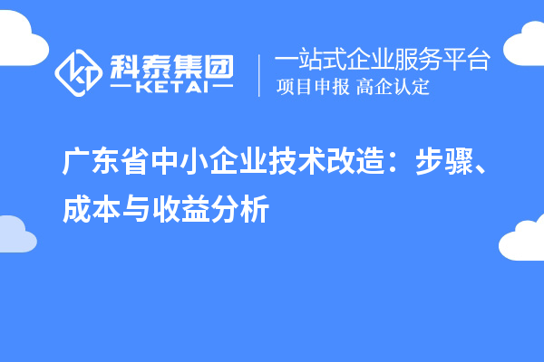 广东省中小企业技术改造：步骤、成本与收益分析