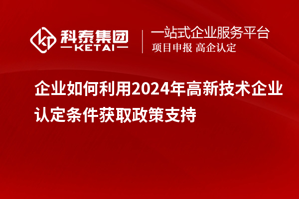 2024年高新技术企业认定与政策支持指南