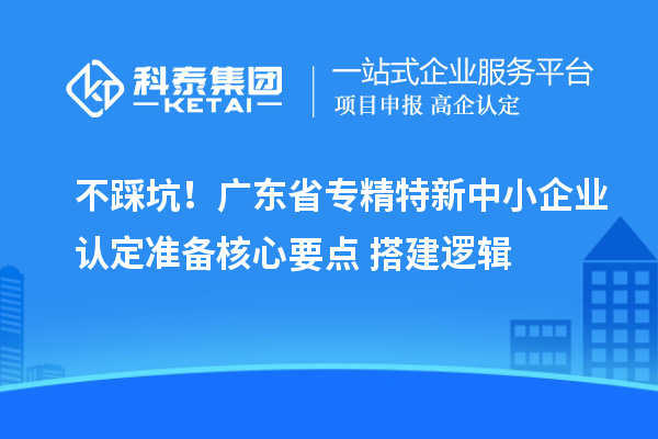 不踩坑！广东省专精特新中小企业认定准备核心要点+搭建逻辑