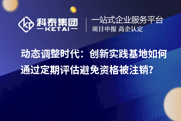 动态调整时代：创新实践基地如何通过定期评估避免资格被注销？